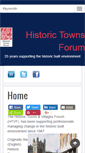 Mobile Screenshot of historictownsforum.org